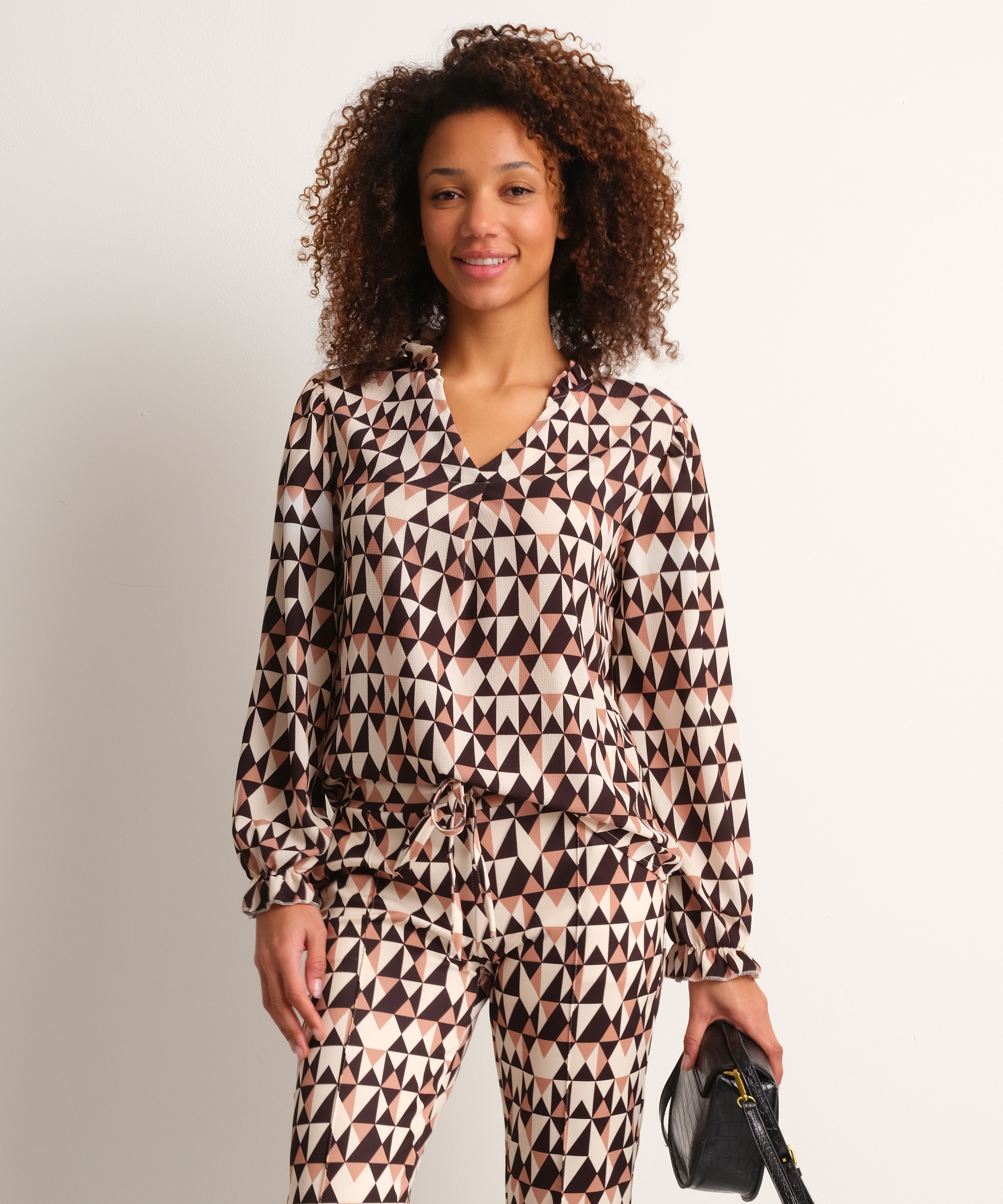 blouse driehoeksprint