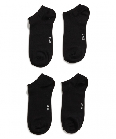 4-pack sneakersokken uni