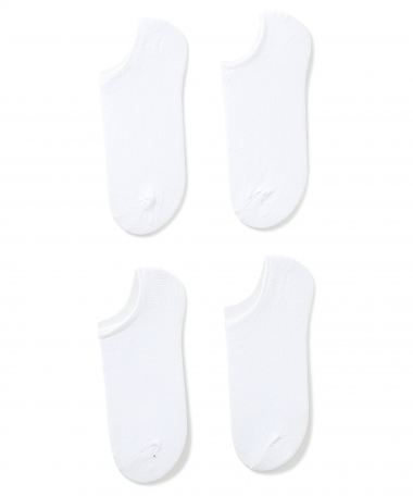 4-pack sneakersokken no-show