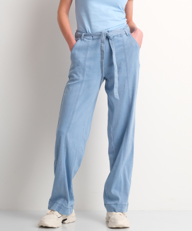 wide fit broek denimlook