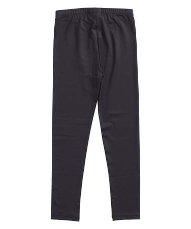 Zwarte lederlook legging