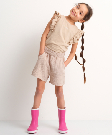 uni short katoen