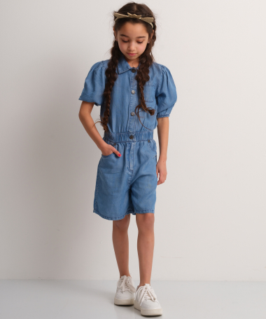 korte jumpsuit denimlook