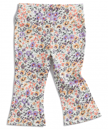 flared fit broekje bloemenprint