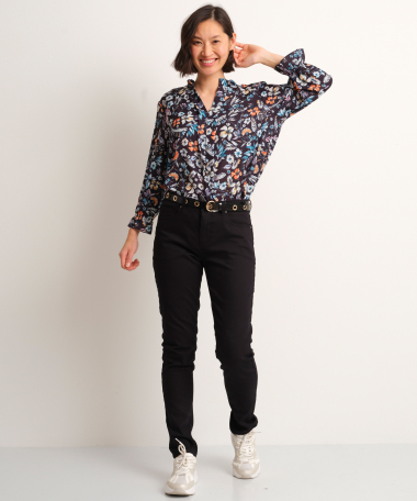 blouse top bloemenprint