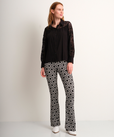 fancy blouse met kant