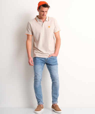 sportieve pique polo uni