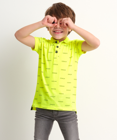 jersey polo tekstprint