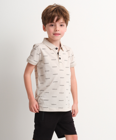jersey polo tekstprint