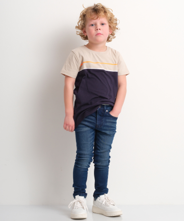 t-shirt met doorsnee print