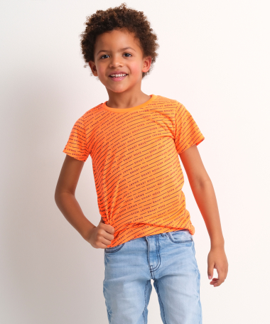 t-shirt all-over tekstprint