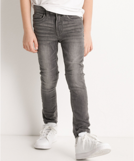 Skinny fit jogg jeans (grijs)