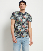 jersey t-shirt tropische print