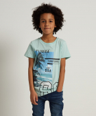 t-shirt foto en tekstopdruk