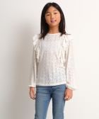 broderie top ruchestroken